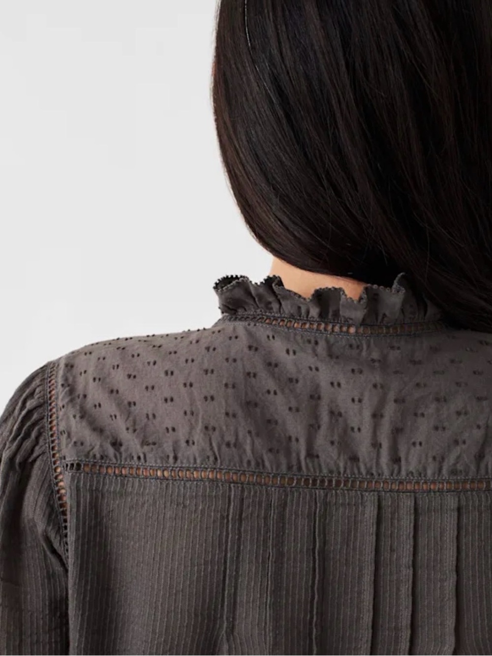 Faherty Willa Blouse faded black